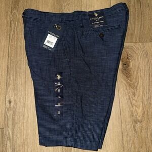 U.S. Polo Assn. Men's Hartford Shorts Blue Striped Size 30‎ NEW